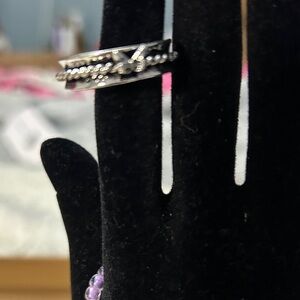 Elegant Silver Women's Butterfly Ring